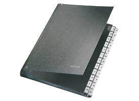 Bureaumap Leitz A4 A-Z hardboard gewolkt
