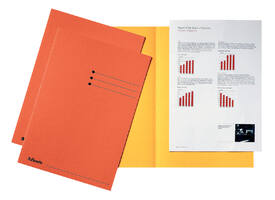 Vouwmap Esselte A4 manilla 180gr oranje
