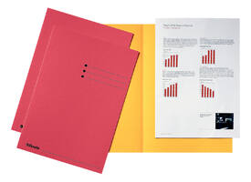 Vouwmap Esselte A4 manilla 180gr rood