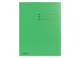 Vouwmap Esselte A4 met overslag manilla 180gr groen