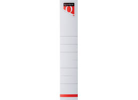 Rugetiket Quantore smal 34x190mm zelfklevend wit 10 stuks