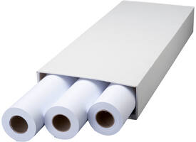 Inkjetpapier Quantore Plot 610mmx50m 75gr 3 rollen