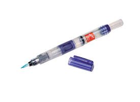 Penseel Caran d'Ache medium, breed , fibre tip set à 3st