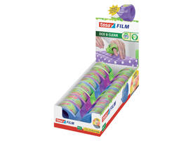 Plakbandhouder tesafilm® Mini Dispenser ecoLogo® + plakband Eco+Clear 10m x 19mm