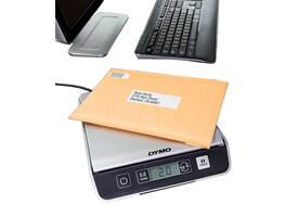 Pakketweger Dymo M10 digitaal tot 10 kilogram zilver/zwart