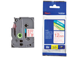 Labeltape Brother P-touch TZe-232 standaard 12mm rood op wit