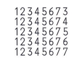 Numeroteur Reiner B2 Block 5.5mm 6 cijfers