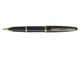 Vulpen Waterman Carene Sea black lacquer GT medium