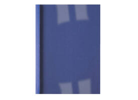 Thermische omslag GBC A4 3mm linnen donkerblauw 100 stuks