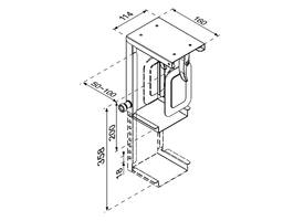 CPU houder Neomounts D075 10kg zwart