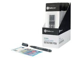 Valsgeld detectiepen Safescan 30 grijs blister à 3 stuks