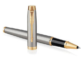 Rollerpen Parker IM brushed metal GT fijn