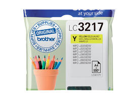 Inktcartridge Brother LC-3217Y geel