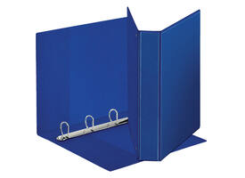 Presentatieringband Esselte panorama A4 4-rings D-mechaniek 20mm PP blauw