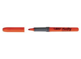 Markeerstift Bic brite liner grip oranje