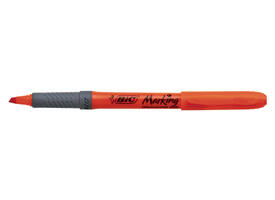 Markeerstift Bic brite liner grip oranje