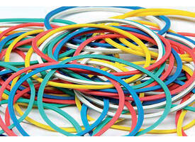 Elastiek Standard Rubber Bands 18 50gr 94 stuks assorti