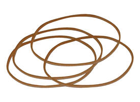 Elastiek Standard Rubber Bands 18 80x1.5mm 500gr 1660 stuks bruin