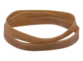 Elastiek Standard Rubber Bands 109 230x16mm 500gr 35 stuks bruin