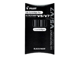 Inktpatroon PILOT Begreen Hi-Tecpoint V5/V7 zwart set à 3 stuks