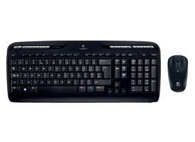 Toetsenbord- en muisset Logitech MK330 draadloos QWERTY zwart