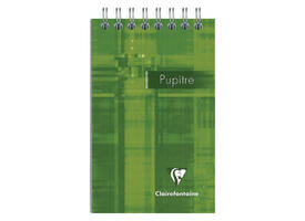 Notitieboek Clairefontaine Puptire 75x120mm spiraal lijn
