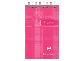 Notitieboek Clairefontaine Puptire 75x120mm spiraal lijn