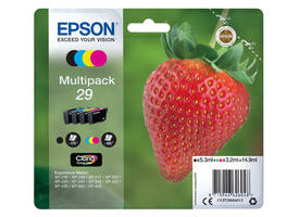 Inktcartridge Epson 29 T2986 zwart + 3 kleuren