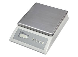 Pakketweger MAUL Count 10kg metalen plateau 17x17.5cm 220V + batterij grijs