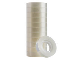Plakband Quantore 12mmx33m transparant