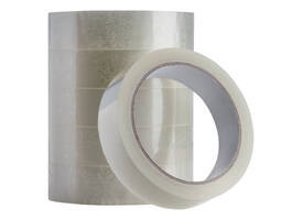 Plakband Quantore 25mmx66m transparant