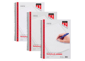 Collegeblok Quantore A4 lijn 23-gaats 4 tabs 200 pagina's 70gr