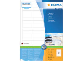 Etiket HERMA 4607 48.3x16.9mm premium wit 12800 stuks