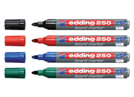 Whiteboardmarker edding 250 rond 1.5-3mm zwart