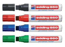 Viltstift edding 850 blok 5-16mm zwart
