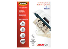 Lamineerhoes Fellowes A4 2x125micron glans 100 stuks