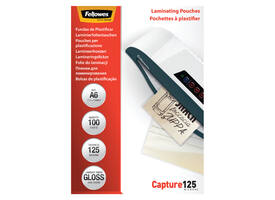 Lamineerhoes Fellowes A6 2x125micron glans 100 stuks