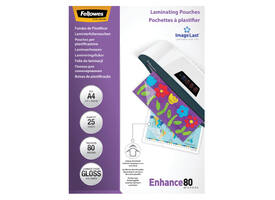 Lamineerhoes Fellowes A4 2x80micron glans 25 stuks