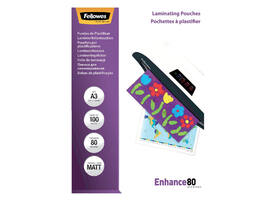 Lamineerhoes Fellowes A3 2x80micron mat 100 stuks