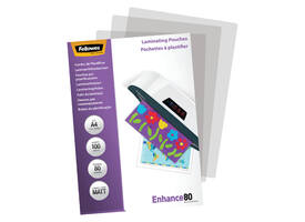 Lamineerhoes Fellowes A4 2x80micron mat 100 stuks