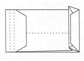 Envelop Quantore monsterzak 229x324x38mm zelfklevend wit 10 stuks