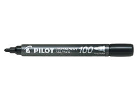 Viltstift PILOT 100 rond fijn zwart doos à 15+5 gratis