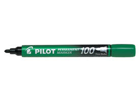 Viltstift PILOT 100 rond fijn groen