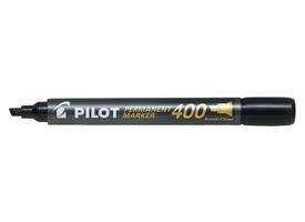 Permanent marker PILOT 400 schuin breed zwart