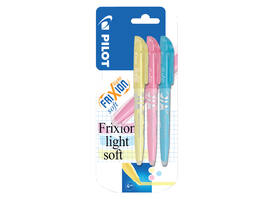 Markeerstift PILOT friXion light soft pastel assorti blister à 3 stuks