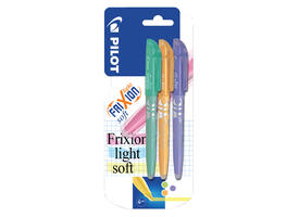 Markeerstift PILOT friXion light soft assorti blister à 3 stuks