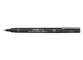 Fineliner Uni-ball Pin 0.4mm zwart