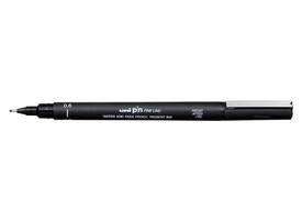 Fineliner Uni-ball Pin 0.6mm zwart