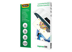 Lamineerhoes Fellowes A4 2x100micron glans 100 stuks