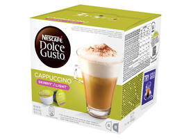 Koffiecups Dolce Gusto cappuccino light 16 stuks voor 8 kopjes